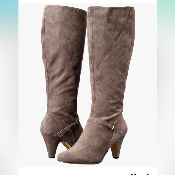 NWT Bella Vita Women's Sasha Tall Boot Grey Super Suede 7m - Picture 7 of 7